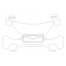 2019-2021 Subaru Forester 3M Pro Series Clear Bra Deluxe Paint Protection Kit