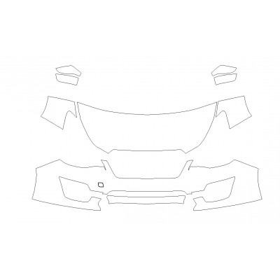2015-2016 Subaru Impreza Premium, Limited, Sport 3M Pro Series Clear Bra Deluxe Paint Protection Kit