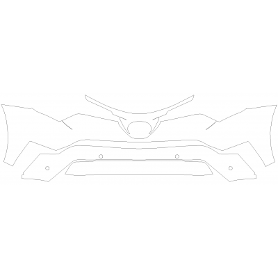 2018 Toyota RAV4 Adventure 3M Pro Series Clear Bra Front Bumper Paint Protection Kit