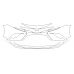 2020-2023 Toyota Camry TRD 3M Pro Series Clear Bra Front Bumper Paint Protection Kit