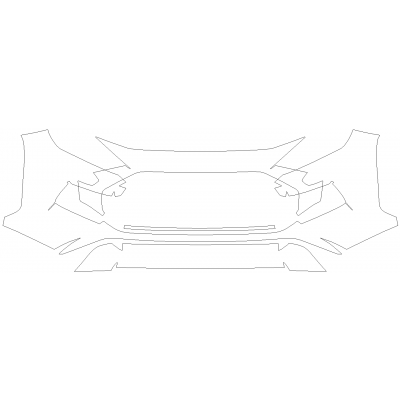 2019-2024 Toyota RAV4 Adventure 3M Pro Series Clear Bra Front Bumper Paint Protection Kit