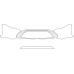 2022-2024 Toyota Corolla Cross L, LE, XLE 3M Pro Series Clear Bra Front Bumper and Grille Paint Protection Film Kit