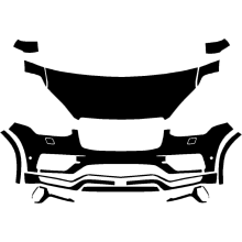 2016-2019 Volvo XC90 R-Design 3M Pro Series Clear Bra Deluxe Paint Protection Kit