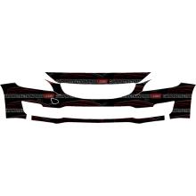 2015-2018 Volvo V60 3M Pro Series Scotchgard Clear Bra Paint Protection Bumper Film Kit