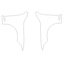 2017-2021 Volvo V90 T5 Inscription, T6 Inscription 3M Scotchgard Pro Series Clear Bra Paint Protection Full Fenders Film Kit