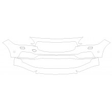 2017-2021 Volvo V90 T5 Inscription, T6 Inscription 3M Scotchgard Pro Series Clear Bra Paint Protection Front Bumper Film Kit