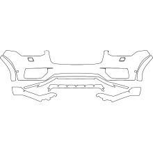 2020-2021 Volvo XC90 R-Design 3M Pro Series Clear Bra Front Bumper Paint Protection Kit